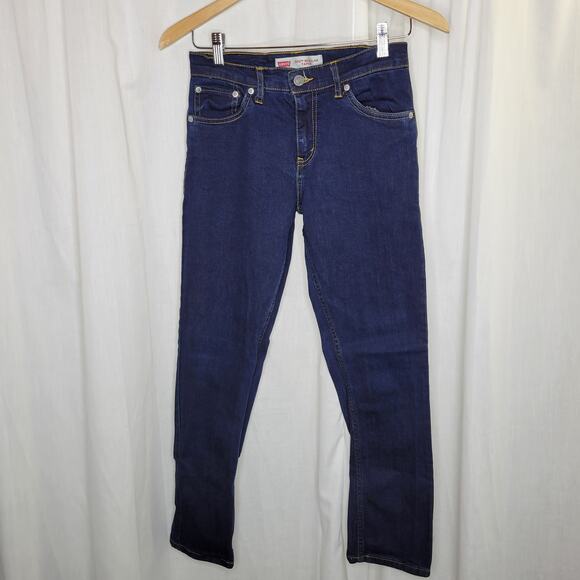Levi's Dark Wash 502 Taper Fit, Size 14, 27x27 - Picture 1 of 9